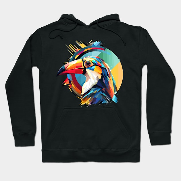 Toucan Bird Animal Freedom World Wildlife Wonder Abstract Hoodie by Cubebox